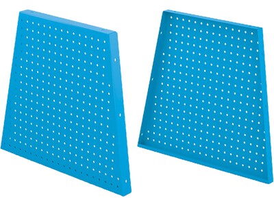 MooreCo Hierarchy 22 Peg Side Panel, Blue, 2/Pack (52990-Blue)