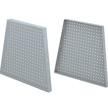 MooreCo Hierarchy 22 Peg Side Panel, Cool Gray, 2/Pack (52990-Grey)