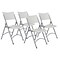 NPS 600 Series Plastic Banquet/Reception Chairs, Speckled Gray, 4 Pack (602/4)