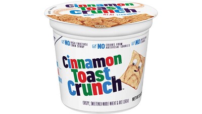 General Mills Cinnamon Toast Crunch Cereal & Breakfast Foods, Cinnamon Sugar, 2 Oz., 6/Box (13897)