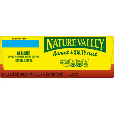 Nature Valley Almond Granola Bar, 16 Bars/Box (GEM42068)