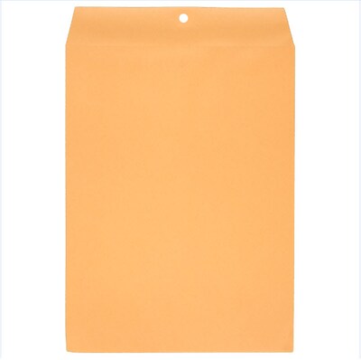 Mead Clasp Envelopes, 9" X 12", Heavyweight Kraft, 4 Count (76012)