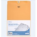 Mead Clasp Envelopes, 9 x 12, Brown Kraft, Office Pack, 20 Count (76020)