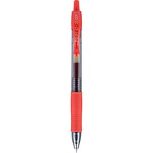 Pilot G2 Retractable Gel Pens, Fine Point, Red Ink, Dozen (31022)
