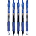 Pilot G2 Retractable Gel Pens, Fine Point, Blue Ink, 5/Pack (31299)