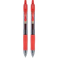 Pilot G2 Retractable Gel Pens, Fine Point, Red Ink, 2/Pack (31033)