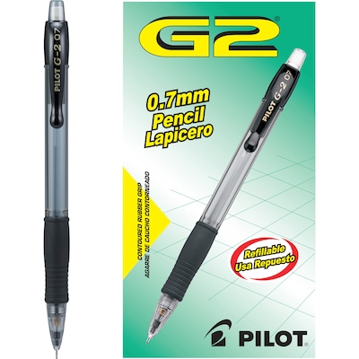 Pilot G2 Mechanical Pencil, 0.7mm, #2 Medium Lead, Dozen (51015)