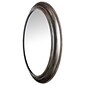 Infinity Instruments 30" Oval Wall Mirror, Antique Silver Finish  (15370AS)