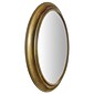 Infinity Instruments 30" Oval Wall Mirror, Brushed Gold Finish  (15384AG)