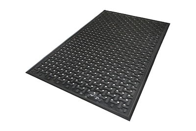 M+A Matting Comfort Flow Anti-Fatigue Mat, 56" x 34 Black (420135900)