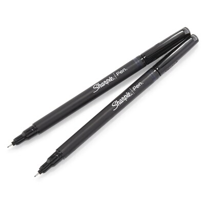 Sharpie Felt Pen, Fine Point, 0.4 mm, Black Ink, Dozen (1742663)