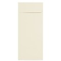 JAM Paper Strathmore Open End #12 Currency Envelope, 4 3/4 x 11, Natural White Wove, 50/Pack (9008