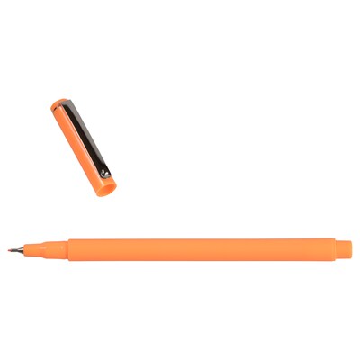 Marvy Uchida Le Pen Felt Pen, Fine Tip, Neon Orange Ink, 2/Pack (76530910A)
