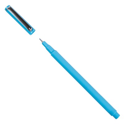 Marvy Uchida Felt Tip Pen, Ultra Fine Point, Light Blue Ink, 2/Pack (7655876A)