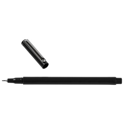 Marvy Uchida Le Pen Felt Pen, Ultra Fine Point, Black Ink, 2/Pack (7655868A)