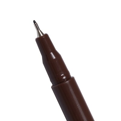 Marvy Uchida Le Pen Felt Pen, Ultra Fine Point, Brown Ink, 2/Pack (7655870A)