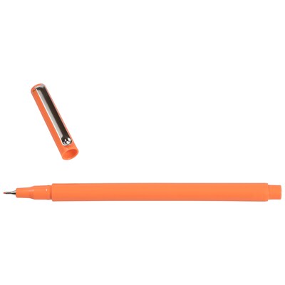 Marvy Uchida Le Pen Felt Pen, Ultra Fine Point, Orange Ink, 2/Pack (7655879A)