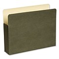 Wilson Jones File Pocket, 3 1/2 Expansion, Letter Size, Green (WLJWCC68RG)