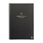 Rocketbook Fusion Reusable Notebook Planner Combo, 6" x 8.8", 7 Page Styles, 42 Pages, Black (EVRF-E-RC-A-FR)
