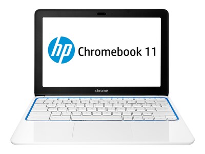 HP Chromebook 11 11.6" Refurbished, Exynos, 2GB Memory, 16GB eMMC, Google Chrome, White (F3X85AA)