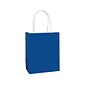 Amscan Solid Kraft Gift Bag, Bright Royal Blue, 24 Bags/Pack (162800.105)