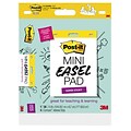 Post-it® Mini Super Sticky Wall Easel Pad, 15 x 18, 20 Sheets/Pad, 6 Pads/Pack (577SS)