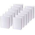 Ashley Hardcover Blank Book 6 x 8 Portrait, White, Pack of 12 (ASH10700-12)