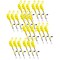 SICURIX Standard Lanyard Hook Rope Style, Yellow Pack of 24 (BAUM68907-24)