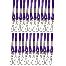 SICURIX Standard Lanyard Hook Rope Style, Purple, Pack of 24 (BAUM68914-24)