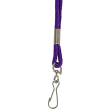 SICURIX Standard Lanyard Hook Rope Style, Purple, Pack of 24 (BAUM68914-24)