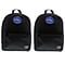 Bazic Basic Backpack, 16, Black, Pack of 2 (BAZ1030-2)