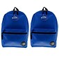 Bazic Basic Backpack, 16", Blue, Pack of 2 (BAZ1031-2)