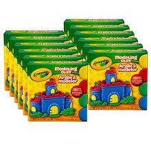 Crayola Modeling Clay, 4 Assorted Colors, 1 lb. Box, 12 Boxes (BIN300-12)