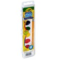 Crayola Semi-Moist Washable Watercolor Set, 8 Colors Per Set, 6 Sets (BIN525-6)