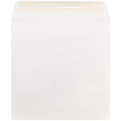 JAM Paper 10 x 10 Large Square Invitation Envelopes, White, 25/Pack (3992319)