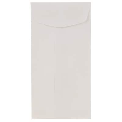 JAM Paper Open End Booklet Envelope, 3 7/8 x 7 1/2, White, 50/Pack (1623987I)