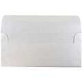 JAM Paper Open End #10 Business Envelope, 4 1/8 x 9 1/2, Metallic Silver, 50/Pack (SD5360 06I)
