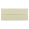 JAM Paper Strathmore Open End #10 Business Envelope, 4 1/8 x 9 1/2, Ivory Wove, 50/Pack (191165I)