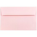 JAM Paper A9 Invitation Envelopes, 5.75 x 8.75, Baby Pink, 50/Pack (155698I)