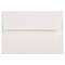JAM Paper 4Bar A1 Strathmore Invitation Envelopes, 3.625 x 5.125, Bright White Wove, 50/Pack (900928