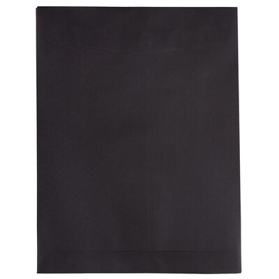 JAM Paper 10 x 13 Open End Catalog Envelopes, Black, 25/Pack (87733a)