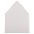 JAM Paper A7 Invitation Envelopes with Euro Flap, 5.25 x 7.25, White, 25/Pack (40234670)