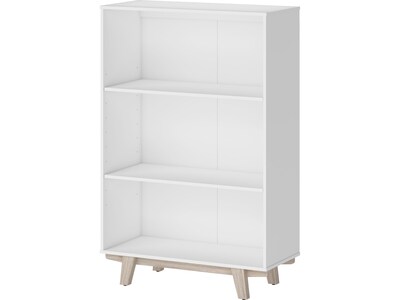 Thomasville Furniture Whitney 3-Shelf 48H Bookcase, White (SPLS-WHBK-TV)