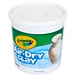 Crayola Air-Dry Clay, White, 5 lb Tub, Pack of 2 (BIN575055-2)