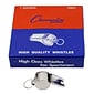 Champion Sports Medium Weight Metal Whistle, Silver 12 Per Pack, 3 Packs (CHS501-3)
