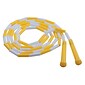 Champion Sports Plastic Segmented Jump Rope 8', Yellow & White, Pack of 6 (CHSPR8-6)
