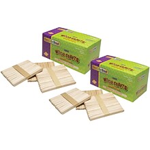 Creativity Street® Regular Craft Sticks, Natural, 1000 Per Pack, 2 Packs (CK-377501-2)