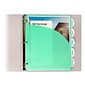 C-Line 5-Tab Poly Index Dividers with Pocket, 5 Tabs, Assorted Colors, 5/Pack, 6 Packs (CLI05750-6)