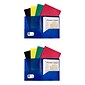 C-Line® Heavyweight, 2-Pocket Portfolio, Assorted Colors, 10 Per Pack, 2 Packs (CLI32950-2)