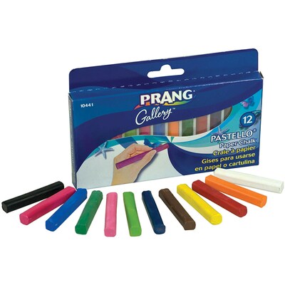 Prang Pastello Chalk Pastel, Assorted Colors, 12 Per Pack, 3 Packs (DIX10441-3)